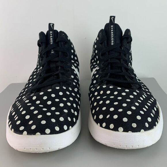 Nike Hyperfr3Sh Black White Polka Dot Sneaker Sz 13 Men’s shoes basketball - Picture 4 of 8